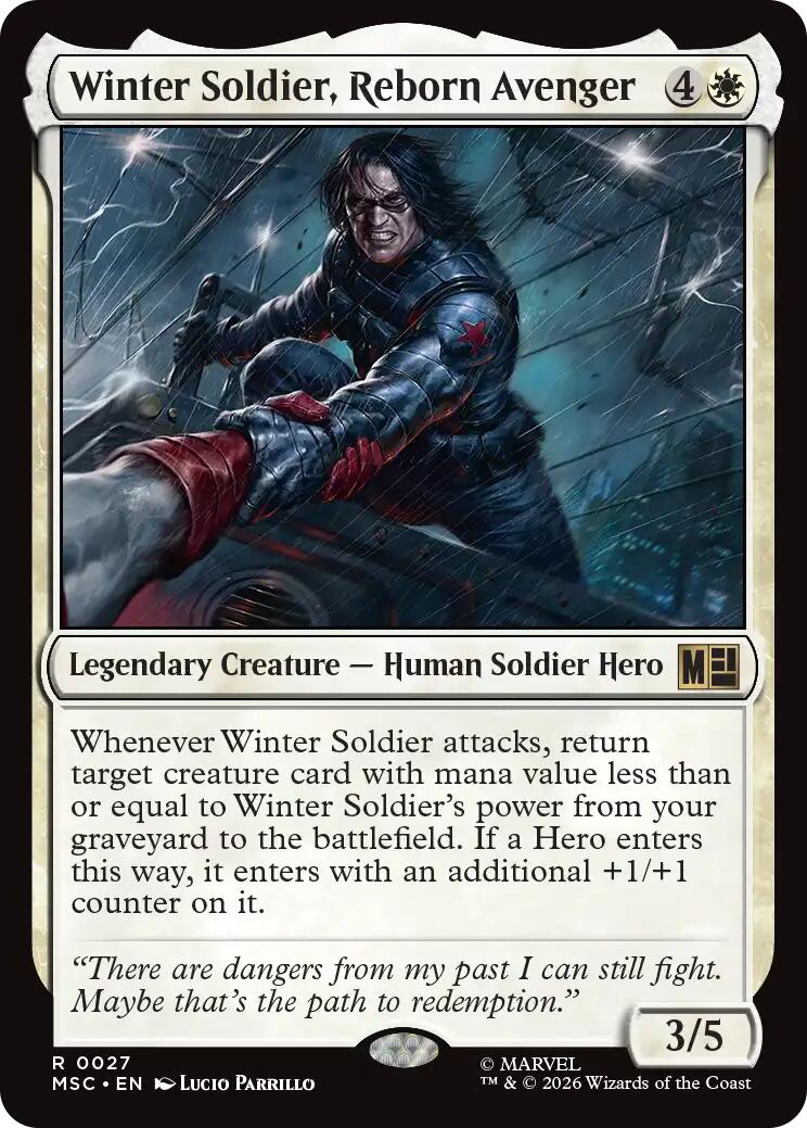Winter Soldier, Reborn Avenger (Surge Foil) [Marvel Super Heroes Commander] | Tabernacle Games