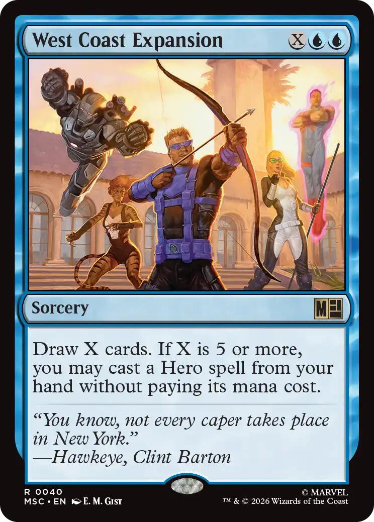West Coast Expansion (Surge Foil) [Marvel Super Heroes Commander] | Tabernacle Games