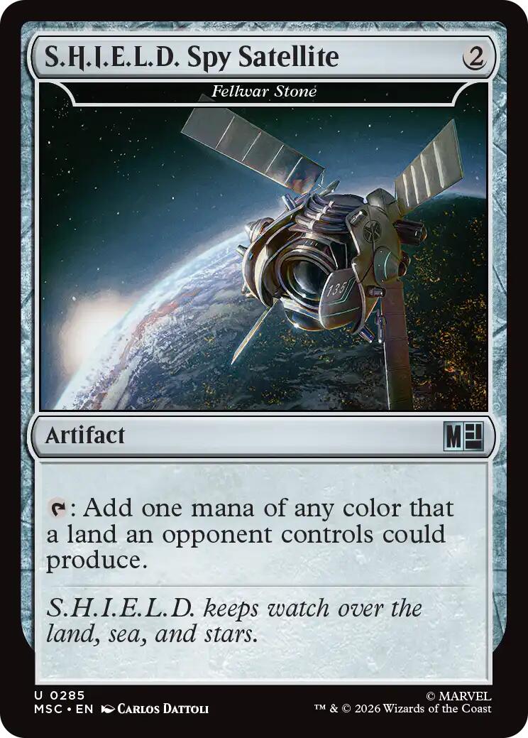 S.H.I.E.L.D. Spy Satellite - Fellwar Stone (Surge Foil) [Marvel Super Heroes Commander] | Tabernacle Games
