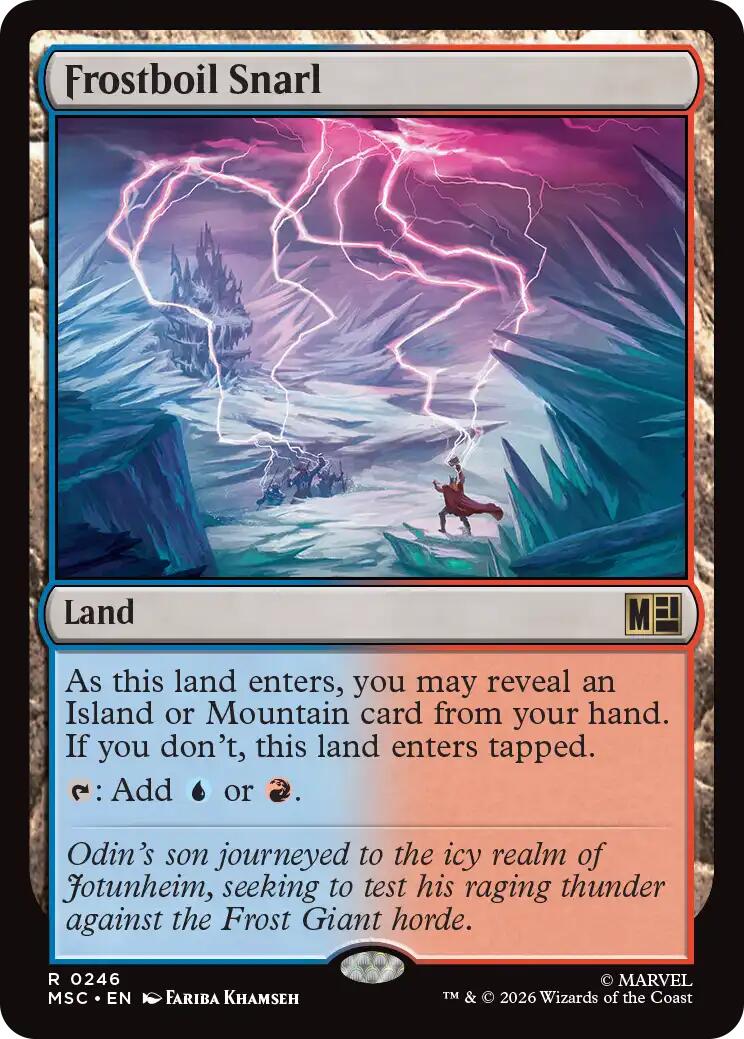 Frostboil Snarl (Surge Foil) [Marvel Super Heroes Commander] | Tabernacle Games
