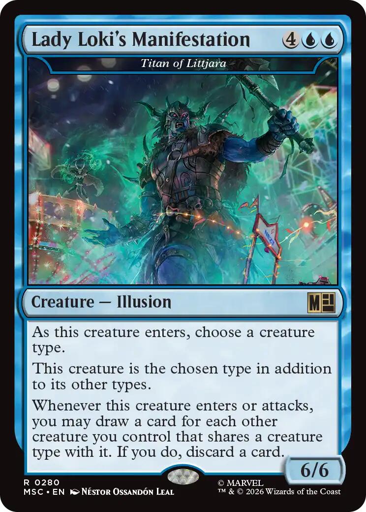 Lady Loki's Manifestation - Titan of Littjara (Surge Foil) [Marvel Super Heroes Commander] | Tabernacle Games