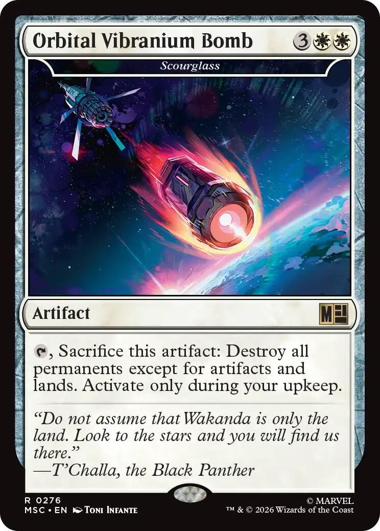 Orbital Vibranium Bomb - Scourglass [Marvel Super Heroes Commander] | Tabernacle Games