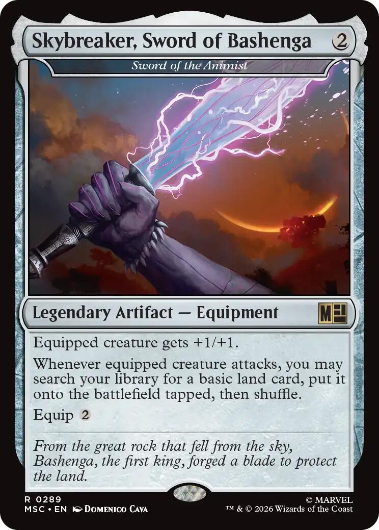 Skybreaker, Sword of Bashenga - Sword of the Animist [Marvel Super Heroes Commander] | Tabernacle Games