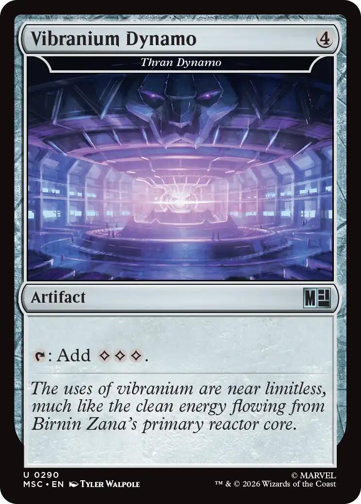 Vibranium Dynamo - Thran Dynamo (Surge Foil) [Marvel Super Heroes Commander] | Tabernacle Games