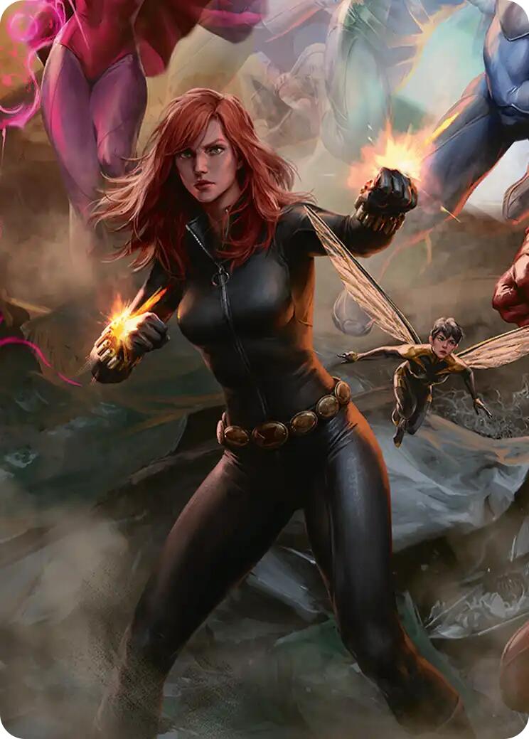 Black Widow, Intel Expert Art Card [Marvel Super Heroes Art Series] | Tabernacle Games