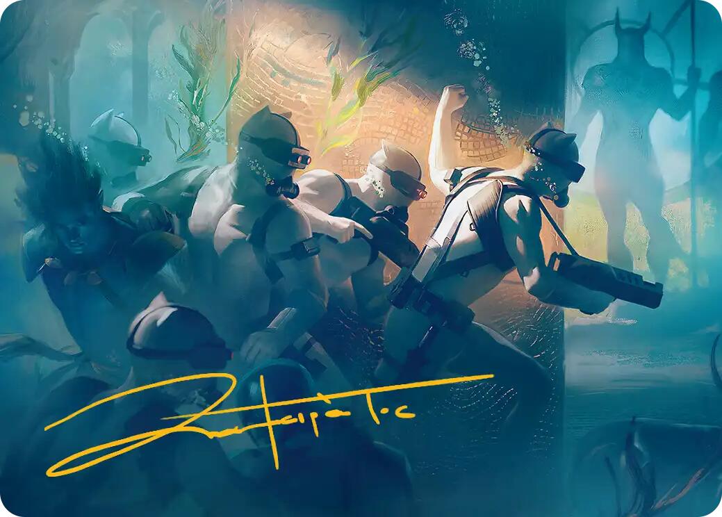 Martial Coup Art Card (Gold-Stamped Signature) [Marvel Super Heroes Art Series] | Tabernacle Games