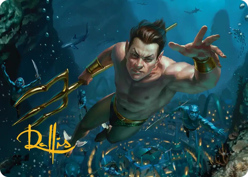 Namor the Sub-Mariner Art Card (Gold-Stamped Signature) [Marvel Super Heroes Art Series] | Tabernacle Games