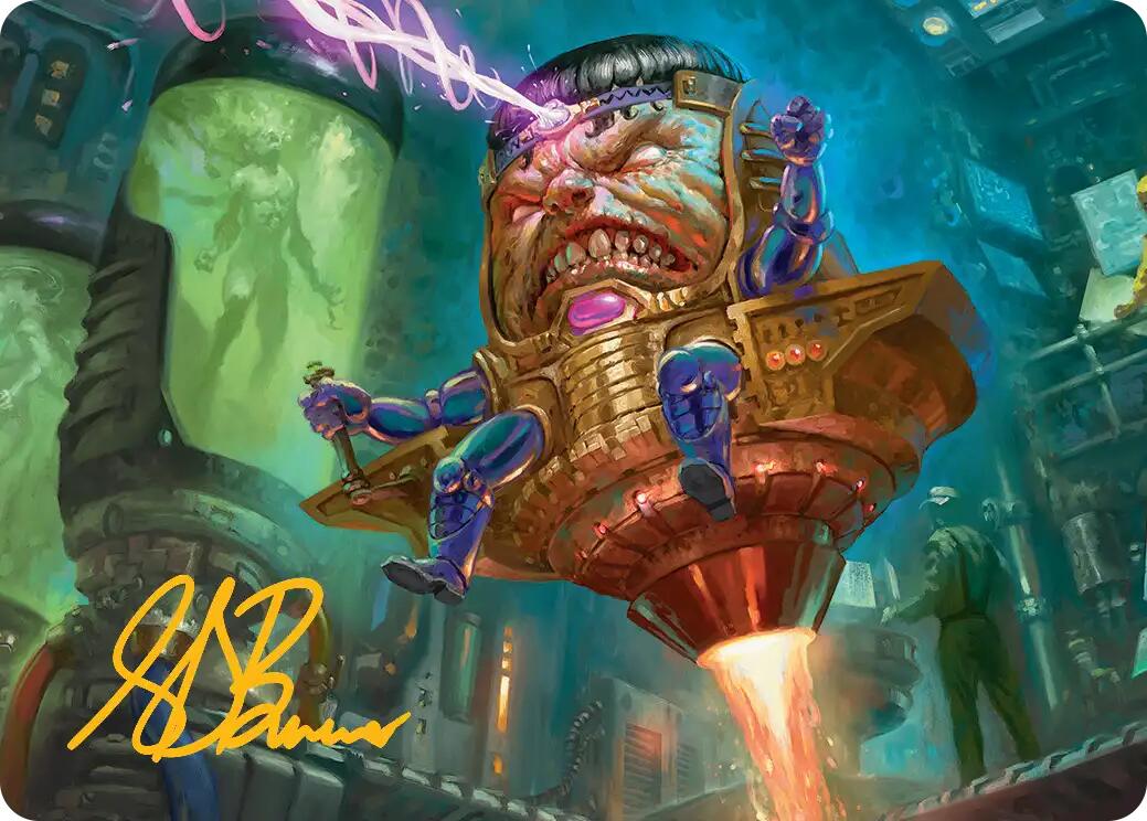 M.O.D.O.K. Art Card (Gold-Stamped Signature) [Marvel Super Heroes Art Series] | Tabernacle Games
