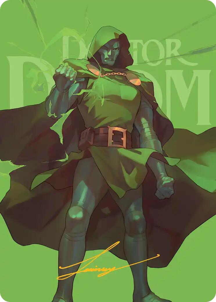 Doctor Doom Art Card (Gold-Stamped Signature) [Marvel Super Heroes Art Series] | Tabernacle Games