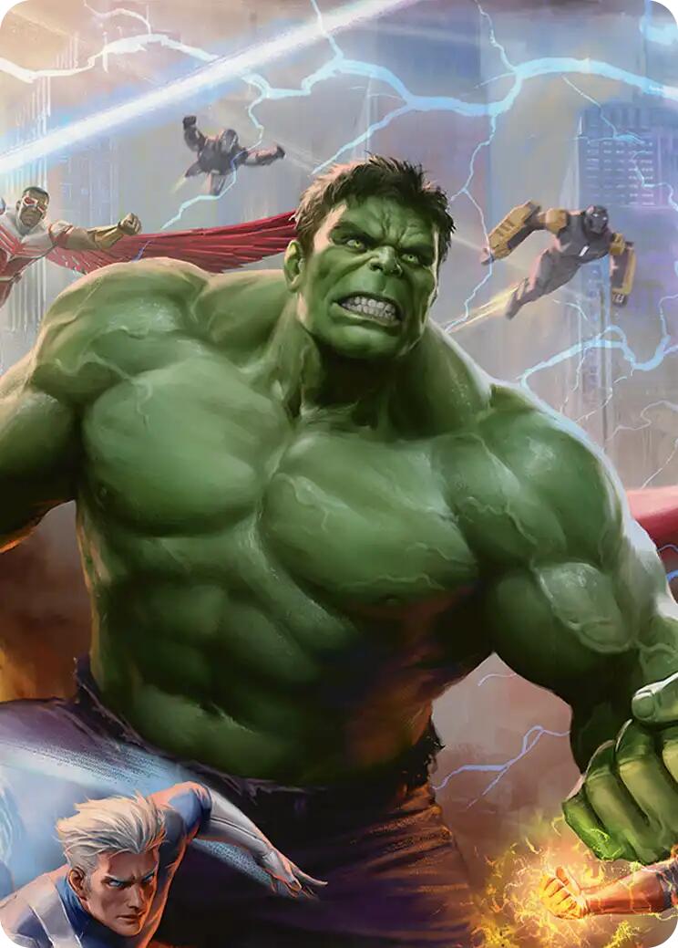 Hulk, Always Angry Art Card [Marvel Super Heroes Art Series] | Tabernacle Games