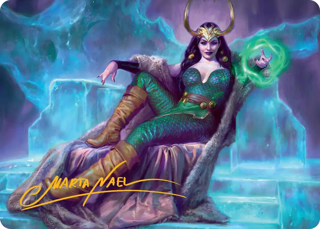 Lady Loki, Agent of Chaos Art Card (Gold-Stamped Signature) [Marvel Super Heroes Art Series] | Tabernacle Games