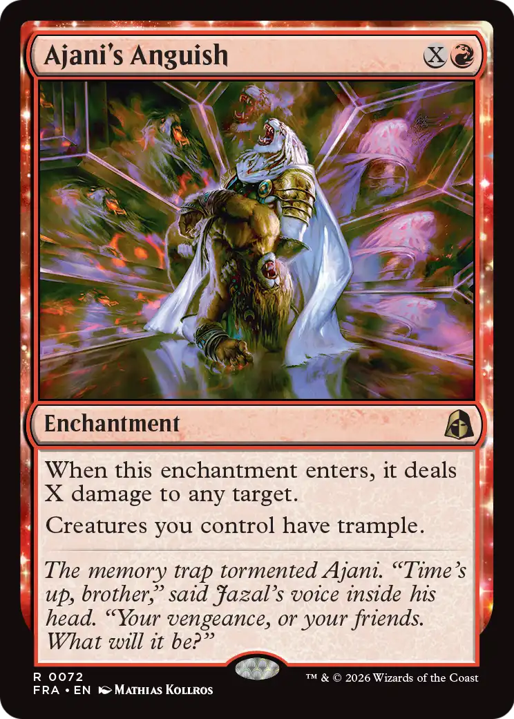 Ajani's Anguish [Reality Fracture] | Tabernacle Games