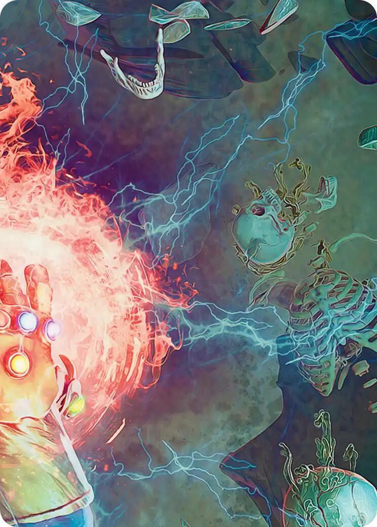 Thanos, the Mad Titan Art Card (3/9) [Marvel Super Heroes Art Series] | Tabernacle Games