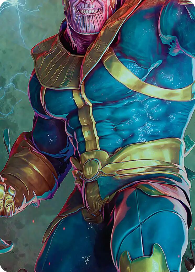 Thanos, the Mad Titan Art Card (5/9) [Marvel Super Heroes Art Series] | Tabernacle Games