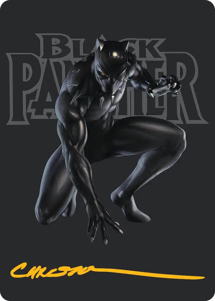 Black Panther, Hope Enduring Art Card (Gold-Stamped Signature) [Marvel Super Heroes Art Series] | Tabernacle Games