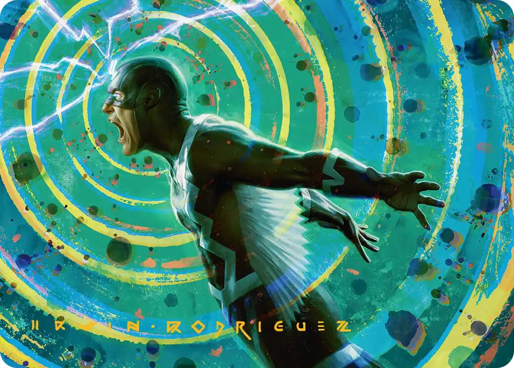 Black Bolt, Inhuman King Art Card (Gold-Stamped Signature) [Marvel Super Heroes Art Series] | Tabernacle Games