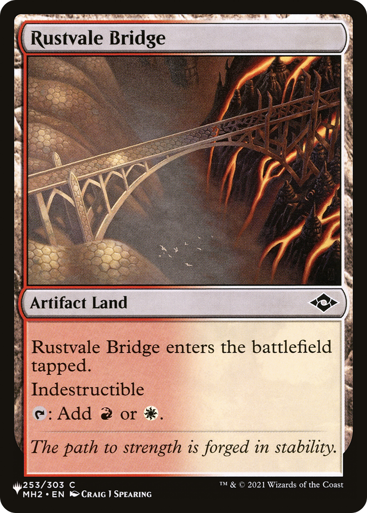 Rustvale Bridge [The List Reprints] | Tabernacle Games