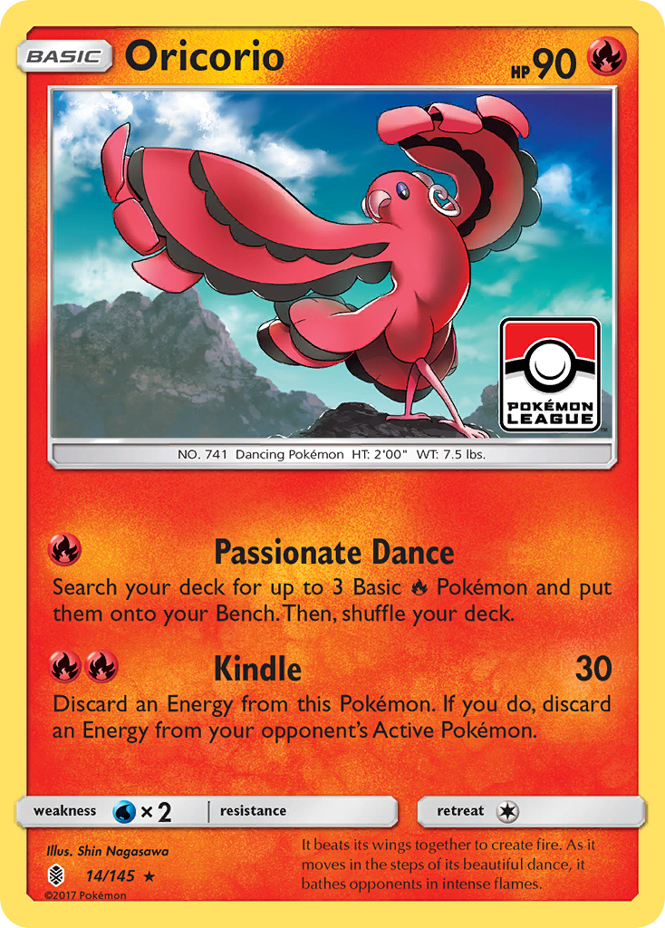 Oricorio (14/145) [Sun & Moon: Guardians Rising] | Tabernacle Games