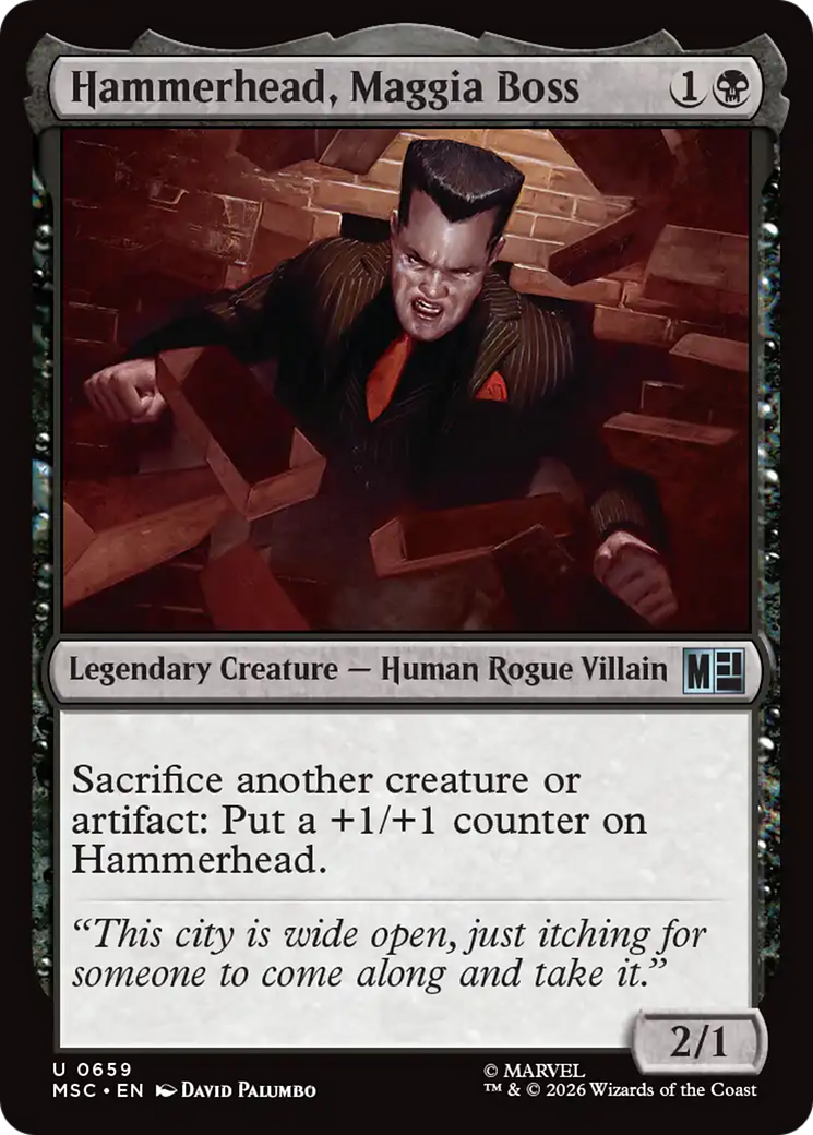 Hammerhead, Maggia Boss [Marvel Super Heroes Commander] | Tabernacle Games