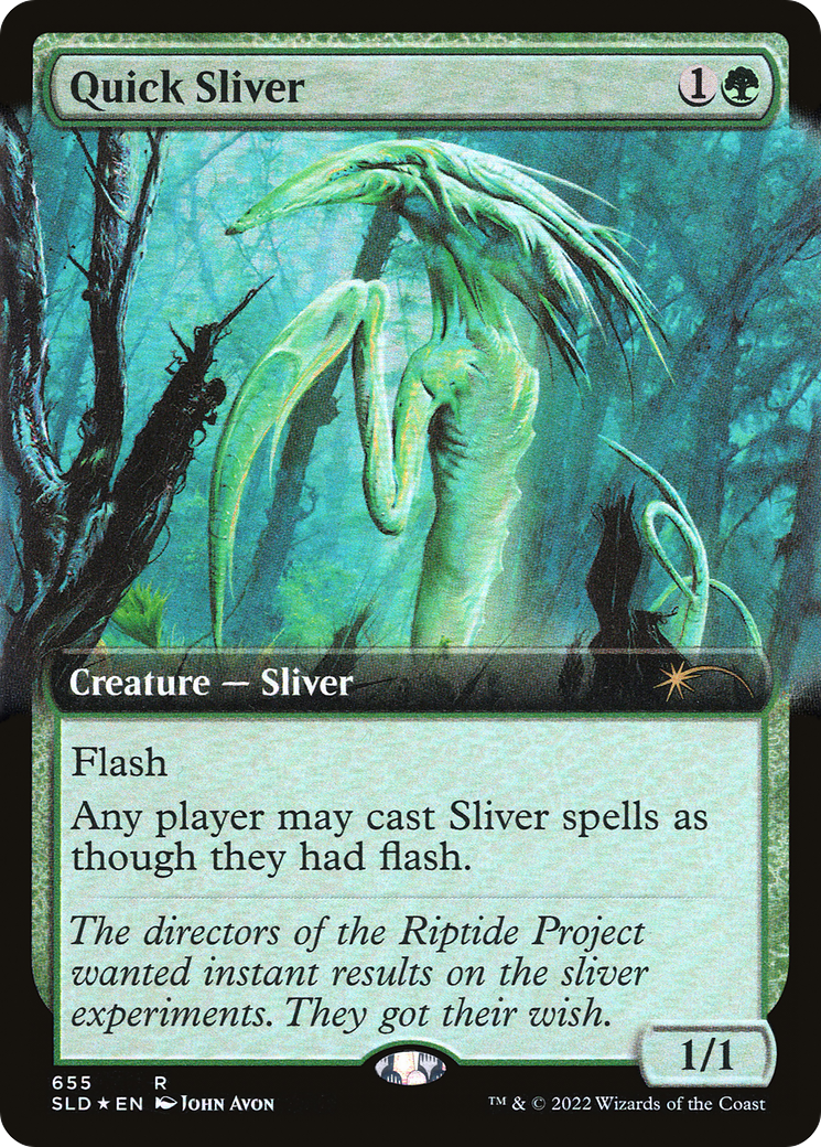 Quick Sliver (Extended Art) [Secret Lair Drop Promos] | Tabernacle Games