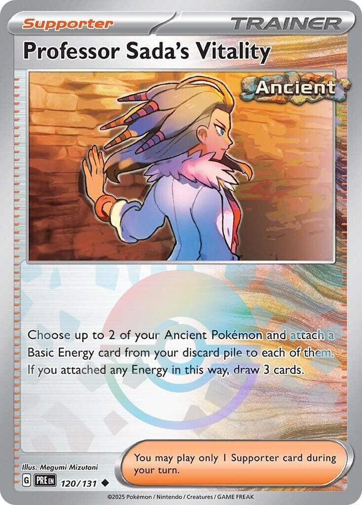 Professor Sada's Vitality (120/131) (Poke Ball Pattern) [Scarlet & Violet: Prismatic Evolutions] | Tabernacle Games