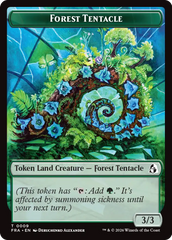 Forest Tentacle // Beast Double-Sided Token [Reality Fracture Tokens] | Tabernacle Games