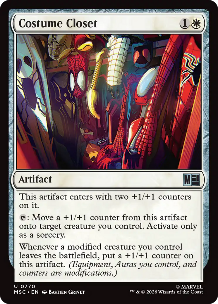 Costume Closet [Marvel Super Heroes Commander] | Tabernacle Games