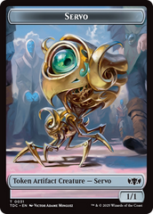 Servo // Warrior Double-Sided Token [Tarkir: Dragonstorm Commander Tokens] | Tabernacle Games