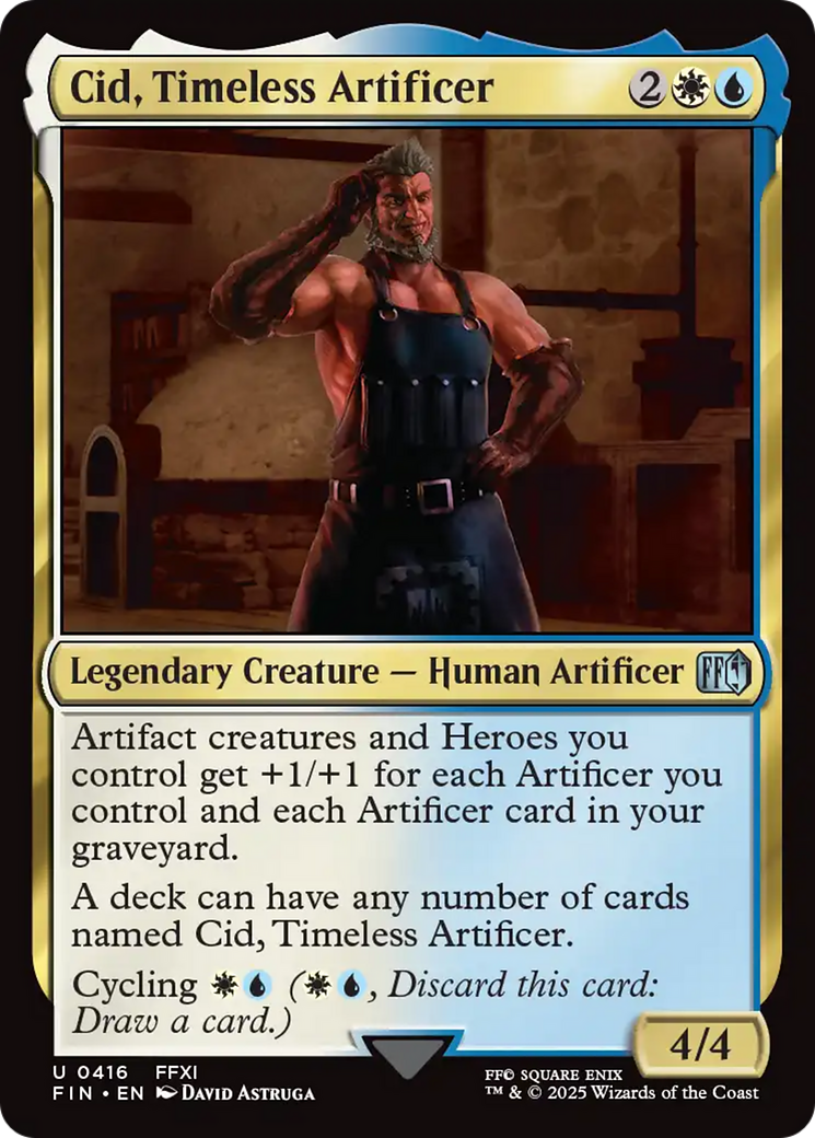 Cid, Timeless Artificer (0416) [FINAL FANTASY] | Tabernacle Games