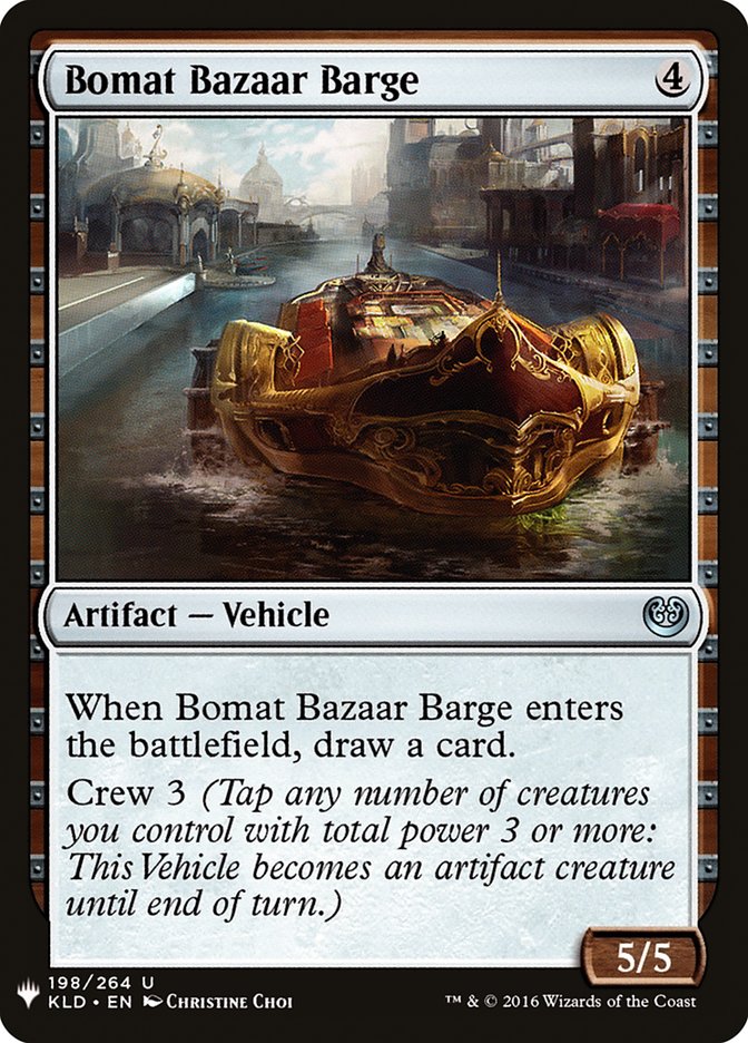 Bomat Bazaar Barge [Mystery Booster] | Tabernacle Games