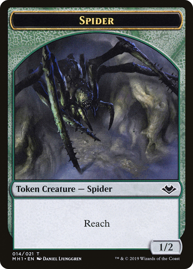 Shapeshifter // Spider Double-Sided Token [Modern Horizons Tokens] | Tabernacle Games