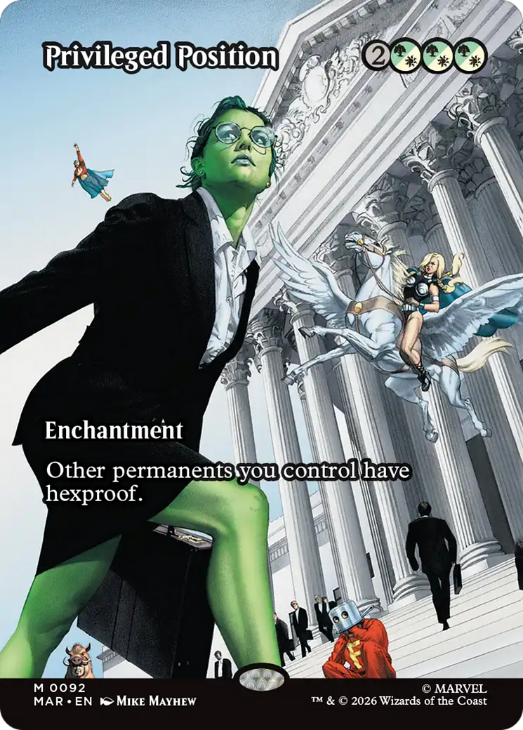 Privileged Position (Borderless) [Marvel Universe: Eternal-Legal] | Tabernacle Games
