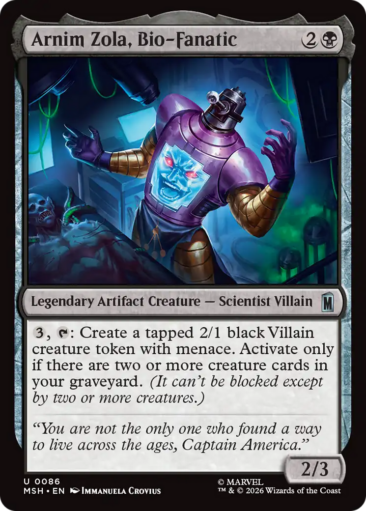 Arnim Zola, Bio-Fanatic [Marvel Super Heroes] | Tabernacle Games