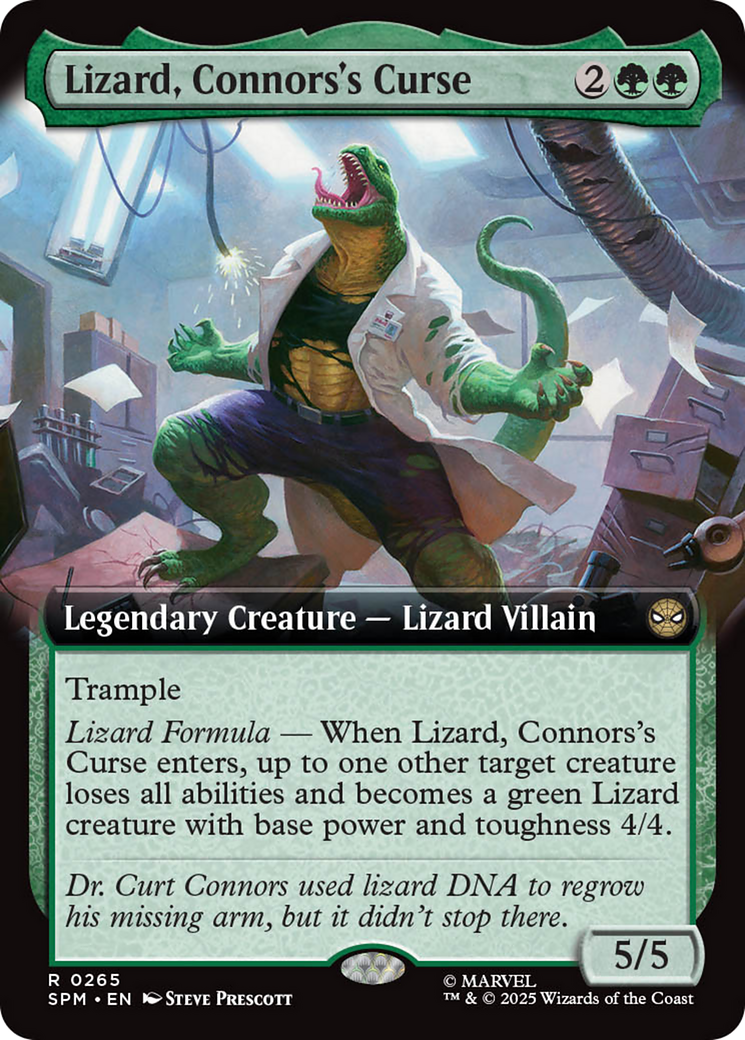Lizard, Connors's Curse (Extended Art) [Marvel's Spider-Man] | Tabernacle Games