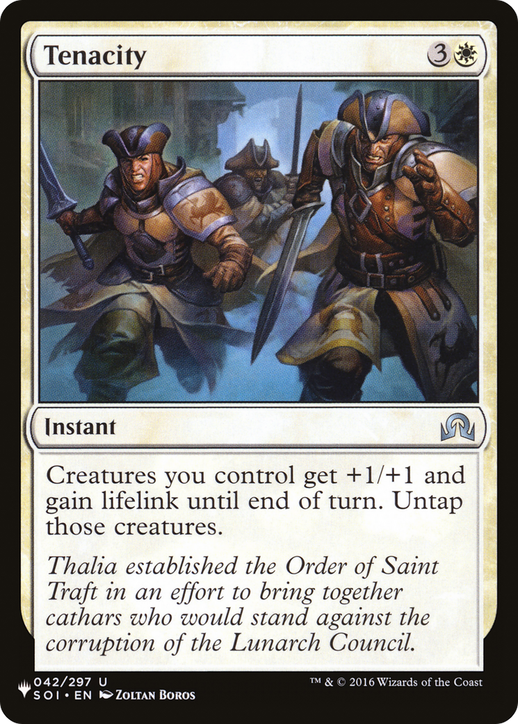 Tenacity [The List] | Tabernacle Games