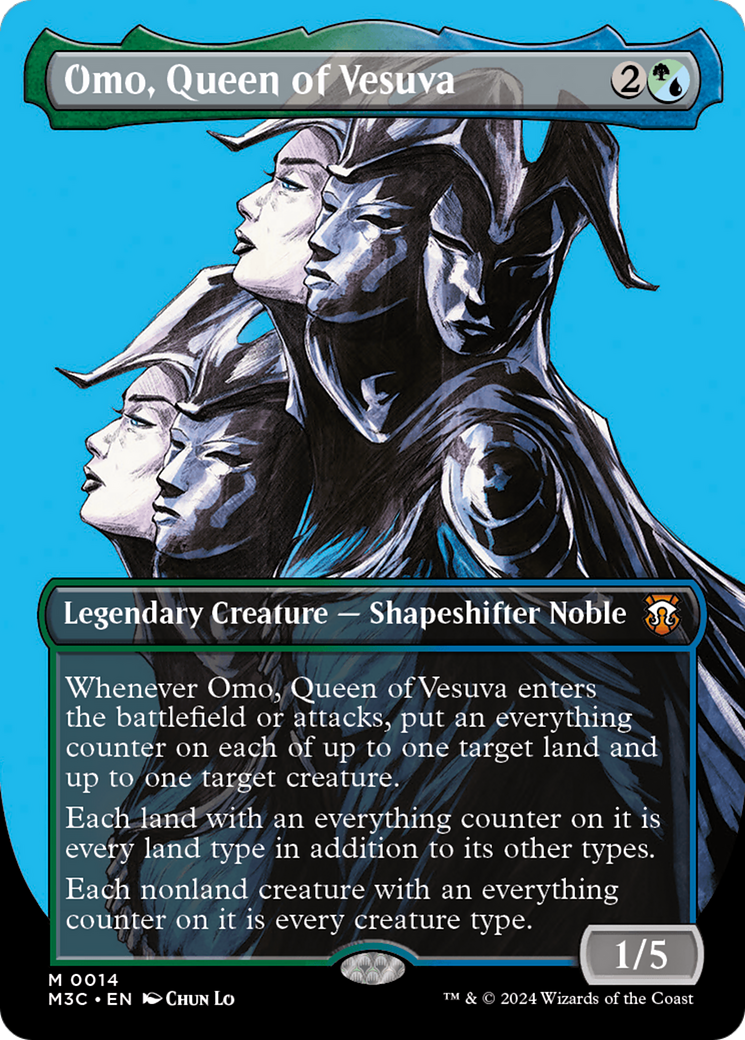 Omo, Queen of Vesuva (Borderless) [Modern Horizons 3 Commander] | Tabernacle Games