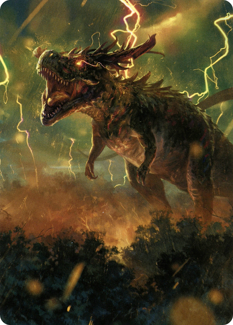 Thrasta, Tempest's Roar Art Card (42) [Modern Horizons 2 Art Series] | Tabernacle Games