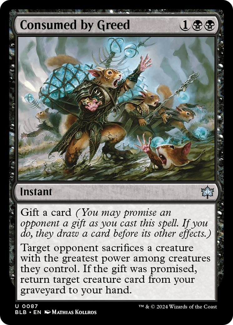 Consumed by Greed [Bloomburrow] | Tabernacle Games