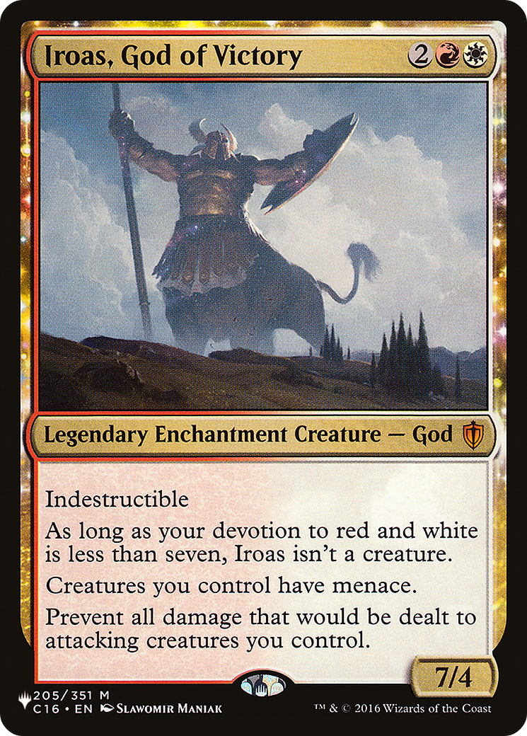 Iroas, God of Victory [The List Reprints] | Tabernacle Games