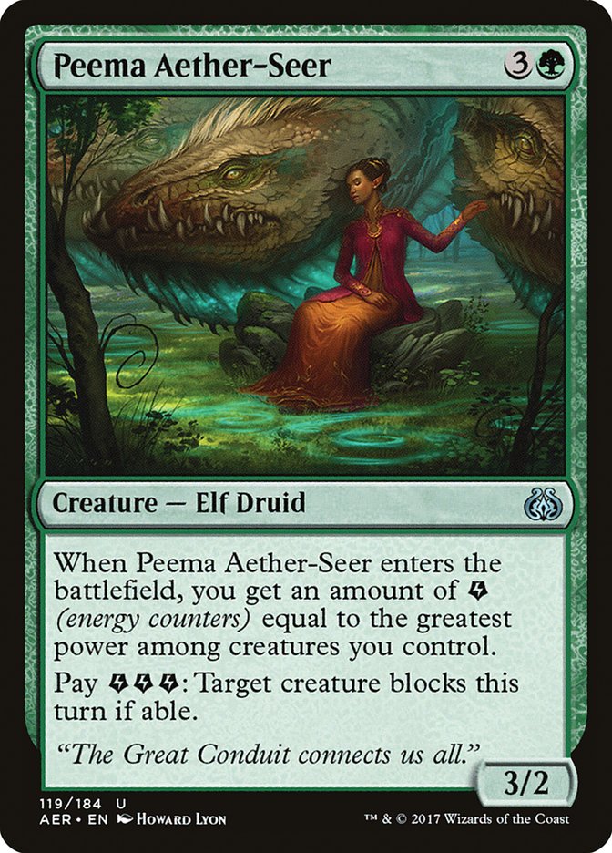Peema Aether-Seer [Aether Revolt] | Tabernacle Games