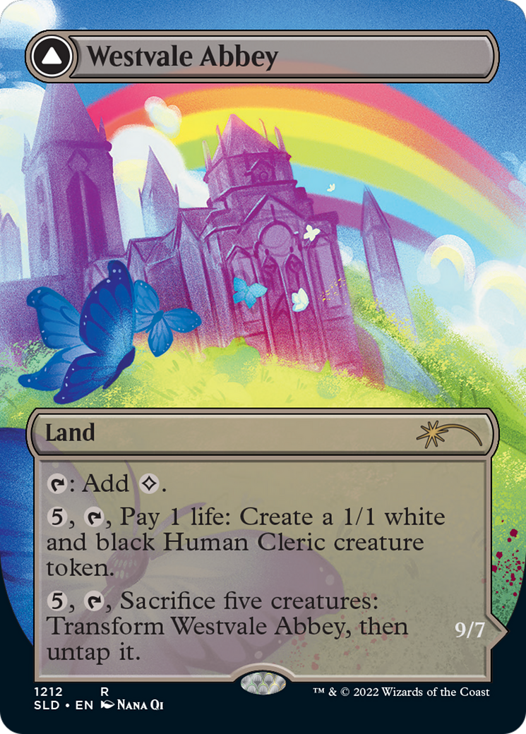 Westvale Abbey // Ormendahl, Profane Prince (Display Commander) (Borderless) [Secret Lair: From Cute to Brute] | Tabernacle Games