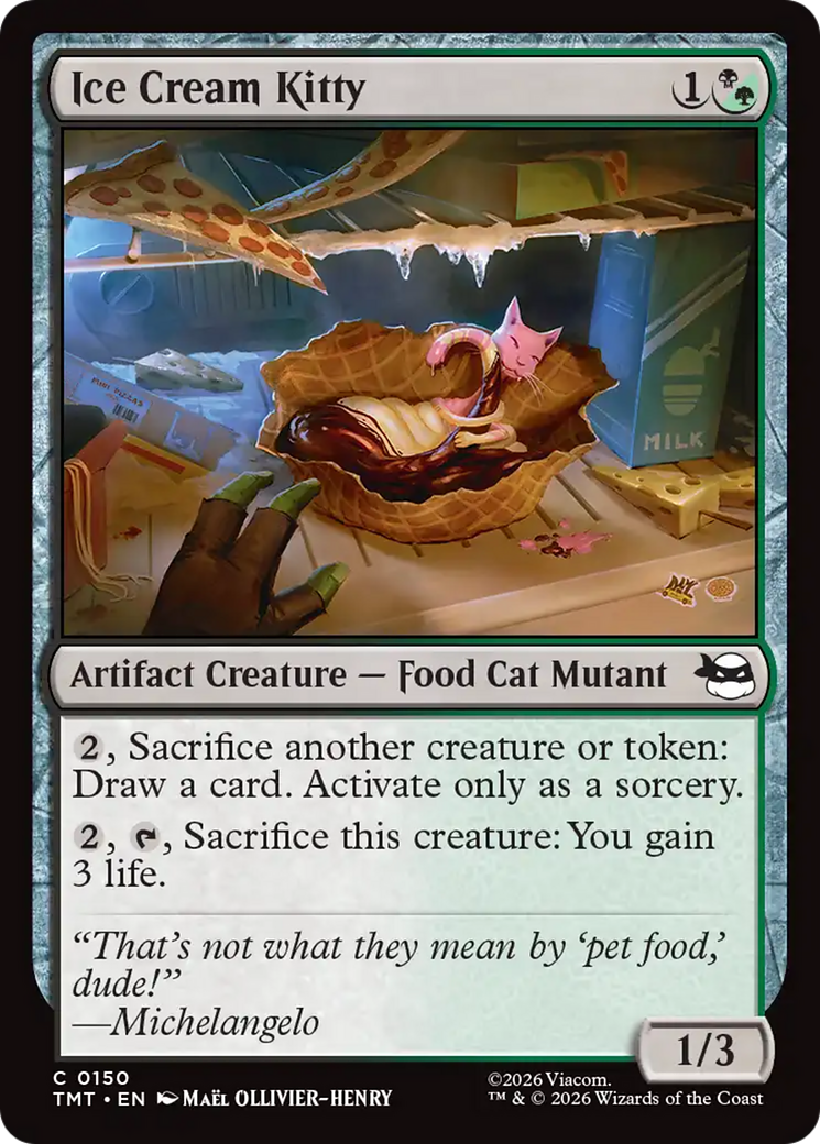 Ice Cream Kitty [Teenage Mutant Ninja Turtles] | Tabernacle Games