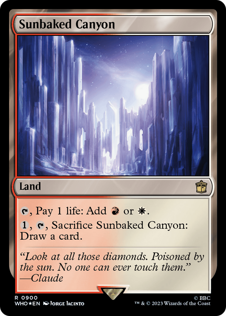 Sunbaked Canyon (Surge Foil) [Doctor Who] | Tabernacle Games