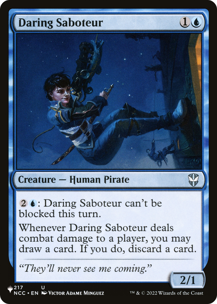 Daring Saboteur [The List Reprints] | Tabernacle Games