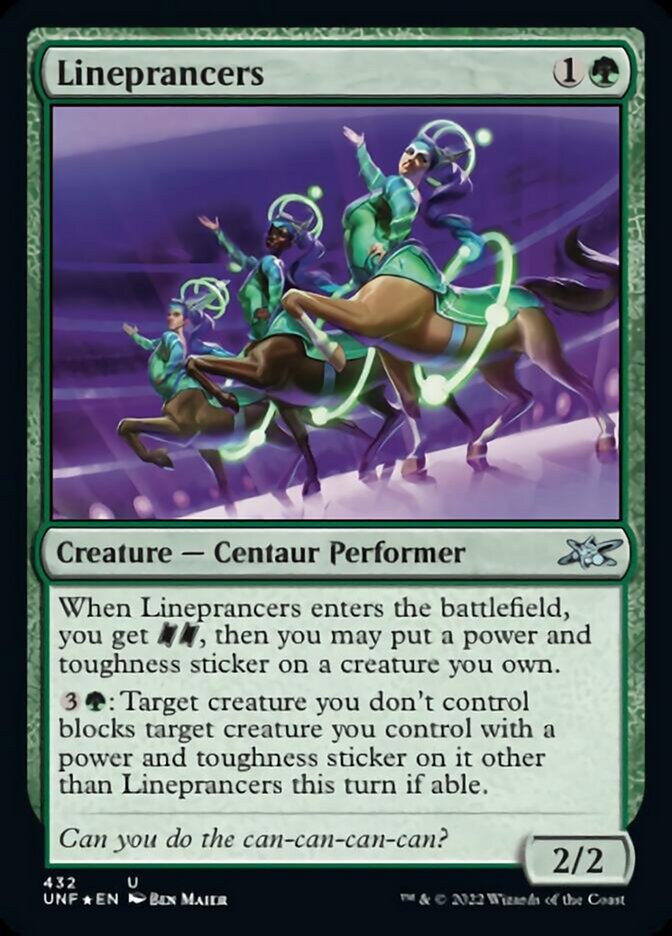 Lineprancers (Galaxy Foil) [Unfinity] | Tabernacle Games