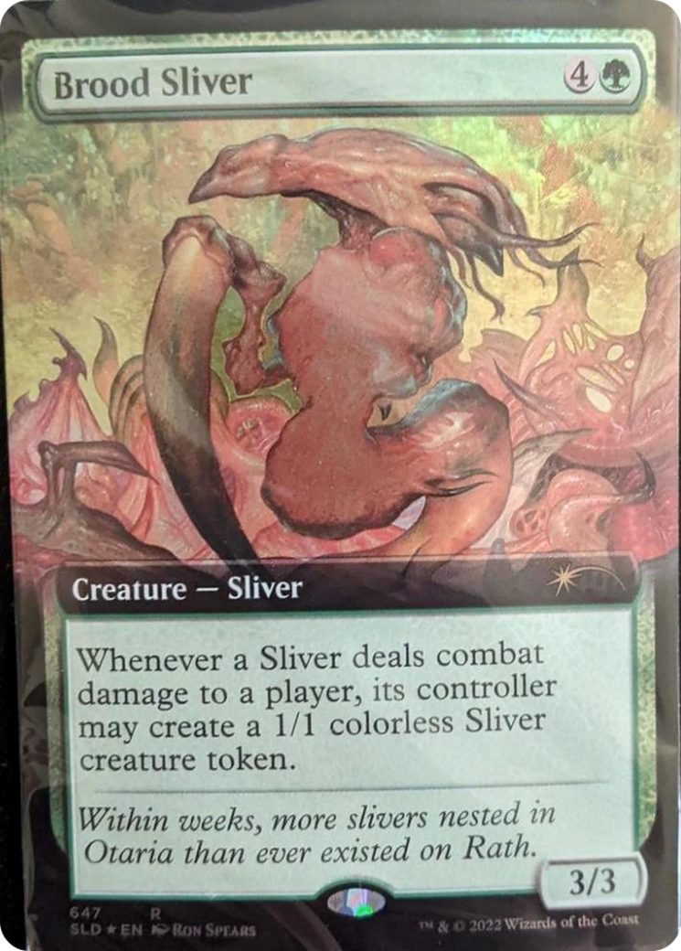 Brood Sliver (Extended Art) [Secret Lair Drop Promos] | Tabernacle Games