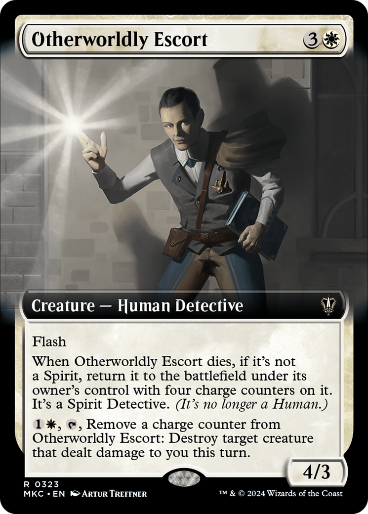 Otherworldly Escort (Extended Art) [Murders at Karlov Manor Commander] | Tabernacle Games