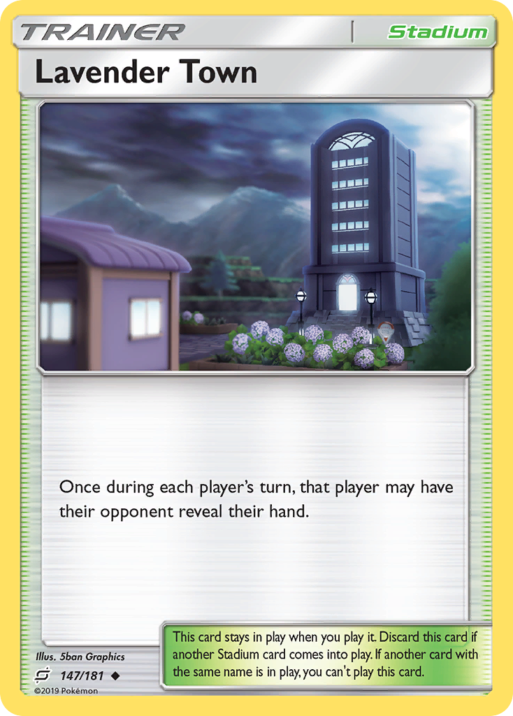 Lavender Town (147/181) [Sun & Moon: Team Up] | Tabernacle Games
