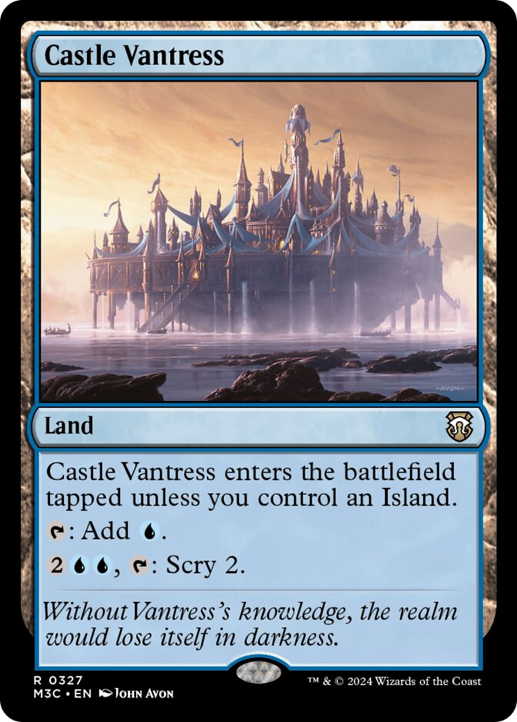 Castle Vantress (Ripple Foil) [Modern Horizons 3 Commander] | Tabernacle Games