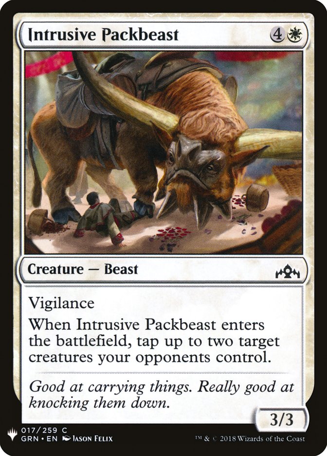 Intrusive Packbeast [Mystery Booster] | Tabernacle Games